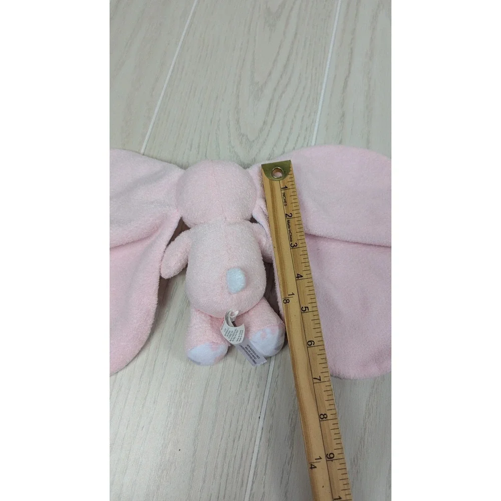 Kids Preferred Snug Hugs Pink Floral Bunny Rabbit Plush Security Blanket Lovey